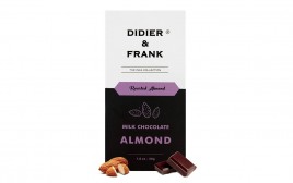 Didier & Frank Roasted Almond Milk Chocolate   Box  50 grams